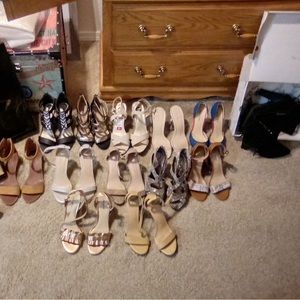Assorted shoes sizes 7 to 9